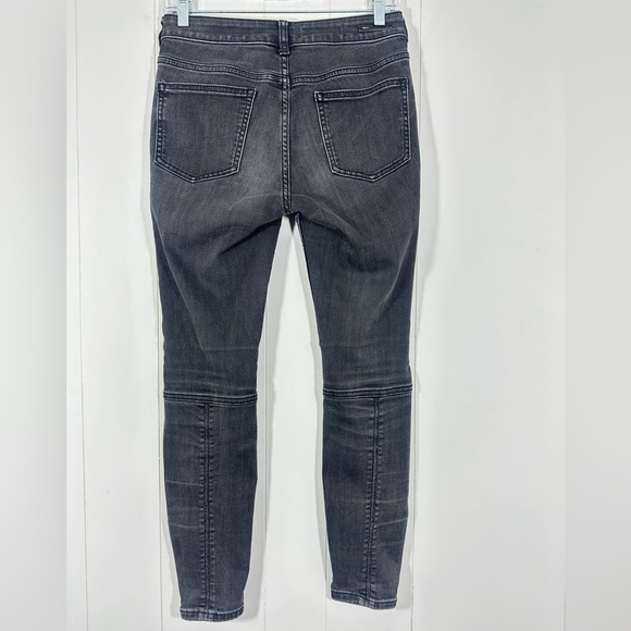 PILCRO & THE LETTERPRESS Sz 27 Jeans High-Rise Ankle Zip Denim Legging Pockets - Picture 5 of 15